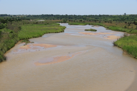 The South Canadian River in Eastern Oklahoma