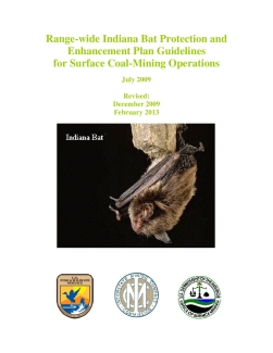 Range-wide Indiana Bat Protection and Enhancement Plan Guidelines 