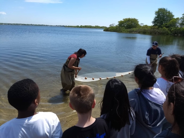 Seining with Providence Youth