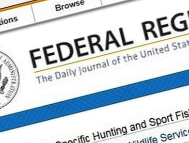 A snippet of the logo of the Federal Register