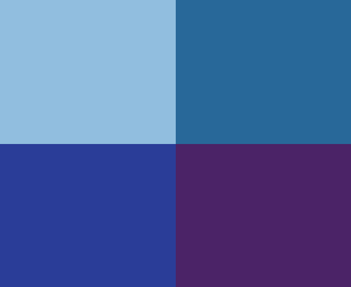 Blue and purple color swatch