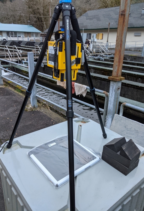 Photo of new x-ray system