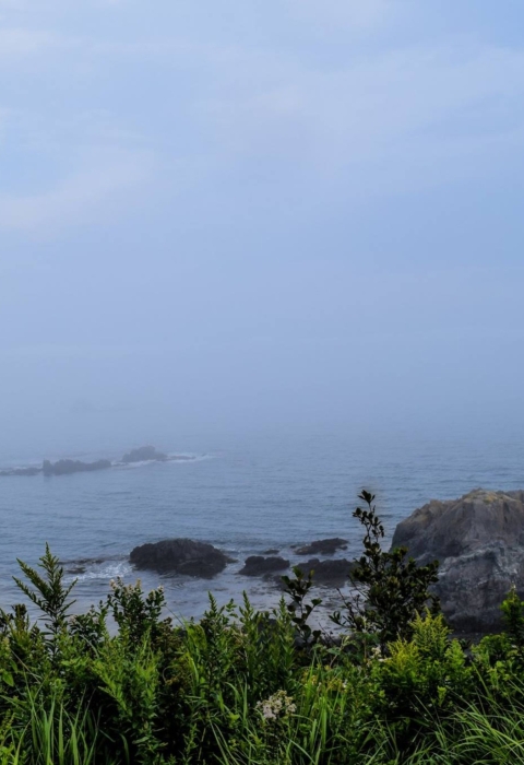 Atlantic ocean from the coast of Maine