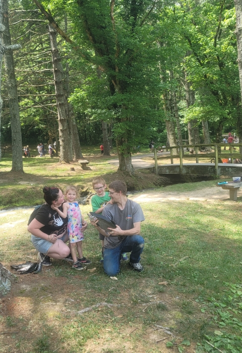 Large fish caugh at Dale Hollow NFH Kids Fishing Rodeo
