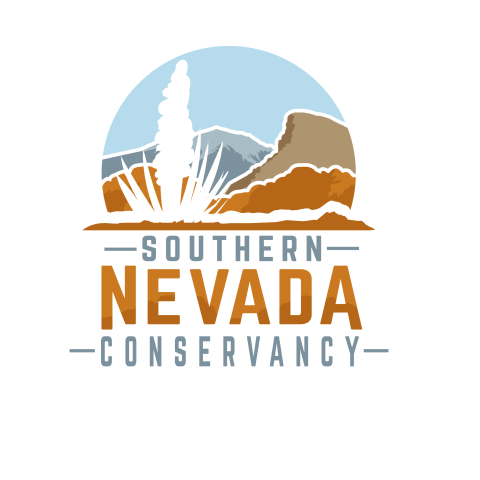logo featuring mountains and a blooming yucca plant