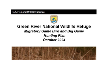 Cover of the Hunt Plan for Green River NWR