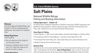 Fishing and Boating Brochure 