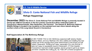 December 2023 Conte Refuge Highlights