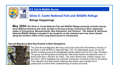 May 2024 Conte Refuge Happenings
