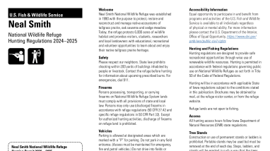 Neal Smith National Wildlife Refuge Hunt Brochure