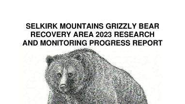 Selkirk Mountains Grizzly Bear Recovery Area 2023 Research and Monitoring Progress Report