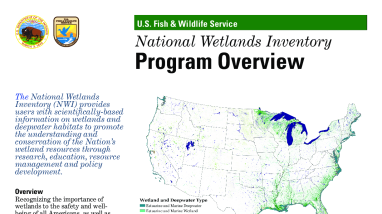 National Wetlands Inventory Program Fact Sheet