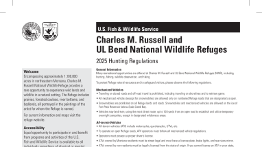 2025 Charles M. Russell NWR Hunting Regulations