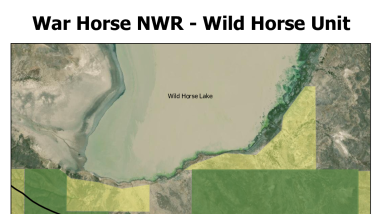 War Horse NWR - Wild Horse Unit Map