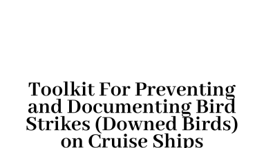 Toolkit For Preventing and Documenting Bird Strikes (Downed Birds) on Cruise Ships