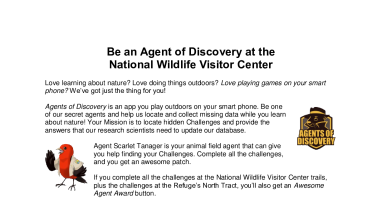 Agents of Discovery at Patuxent Research Refuge