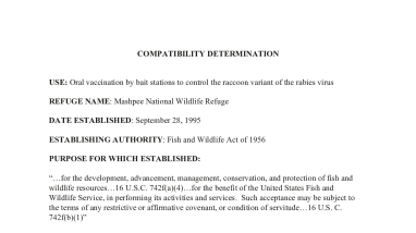 Mashpee Oral Rabies Vaccination Draft CD