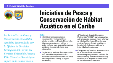 Iniciativa de Pesca y Conservación de Hábitat Acuático en el Caribe
