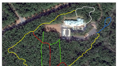 Coastal North Carolina NWRs Georeferenced Trail Map