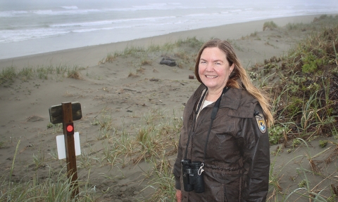 a woman posing for a photo.