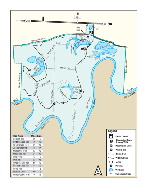 Santa Ana NWR MAP