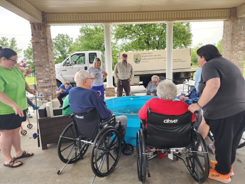 Trout Fishing at the Southfork River Therapy and Living Center