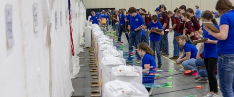 archers scoring their targets