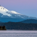 Upper Klamath Lake Looking West to Mt. McLoughlin