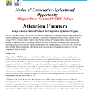Alligator River NWR Notice of Cooperative Agriculture Opportunity 2026-2030