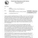 Memorandum on the Coastal Barrier Resources Act and Nonstructural Shoreline Stabilization