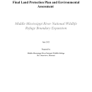 Middle Mississippi River National Wildlife Refuge Environmental Assessment and Land Protection Plan