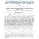 Monitoring and Evaluation Updates for John Day/The Dalles Dam Mitigation Programs at Spring Creek and Little White Salmon National Fish Hatcheries - FY 2020 Annual Report