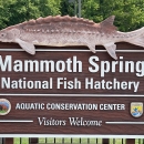 Mammoth Spring National Fish Hatchery Welcome Sign