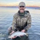 Photo of Blake Hamilton with fish