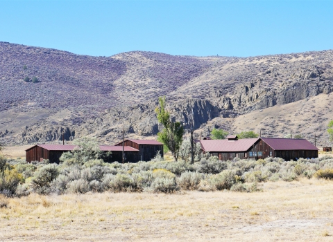 Camp Tule Lake Looking West