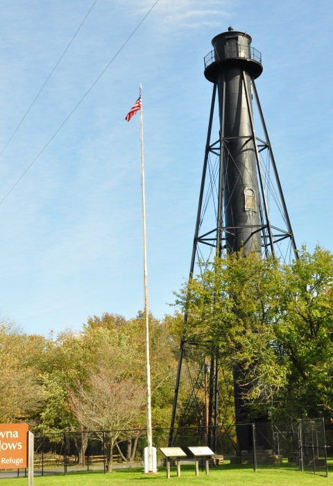 Photo of Finns Point Rear Range Light at Supawna Meadows National Wildlife Refuge