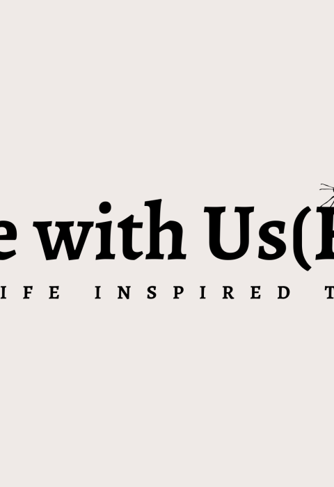 A banner with text that reads "Bake with Us(FWS). The letter "A" is replaced with a graphic of a cupcake and a graphic of a monarch butterfly rests on the "F". Smaller text reads "Wildlife Inspired Treats"