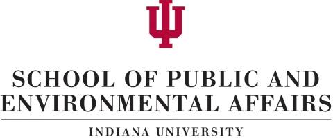 Indiana University - School of Public and Environmental Affairs Logo Indiana University - School of Public and Environmental Affairs Logo