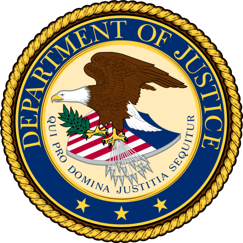 the Seal of the United States Department of Justice