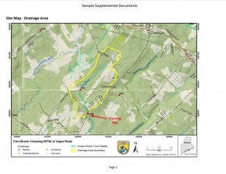 Sample supplemental documents - map