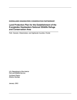 An image of the cover for the land protection plan.