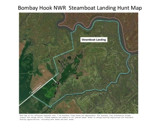 Bombay Hook Steamboat Landing Hunt map