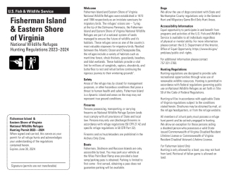 Eastern Shore VA & FI 2023-24 Hunt Brochure/Permit