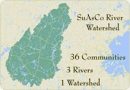 CISMA - SuAsCo Watershed Map