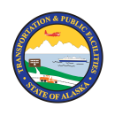 a round logo showing different modes of transportation