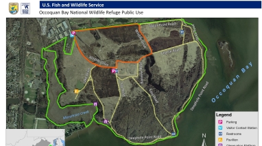 Occoquan Bay NWR Public Use Map