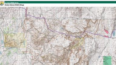 Sheldon National Wildlife Refuge Map