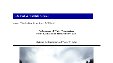 Performance of Water Temperature on the Klamath and Trinity Rivers, 2018