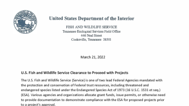 TFO Clearance to Proceed Letter