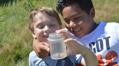 buddies exploring together